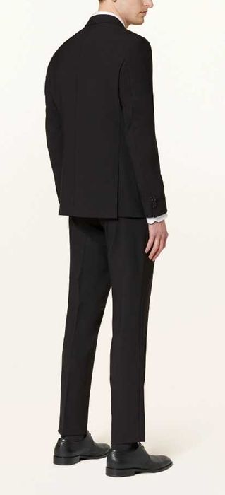 Costum slim 46 S premium Club Of Gents lana respirabila negru