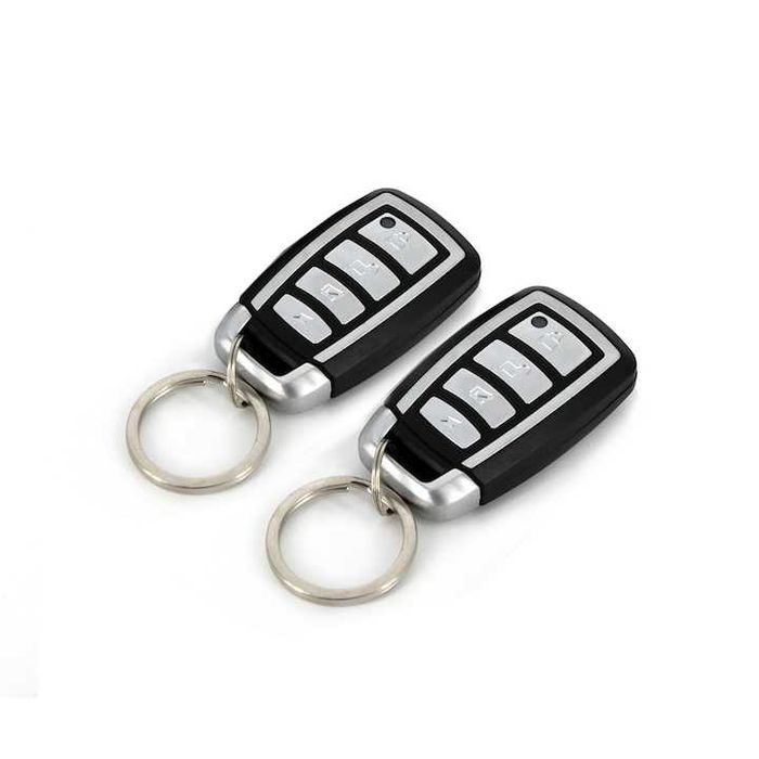 Alarma auto senzor de șoc reglabil,2telecomenzi,accesorii incluse,nouă