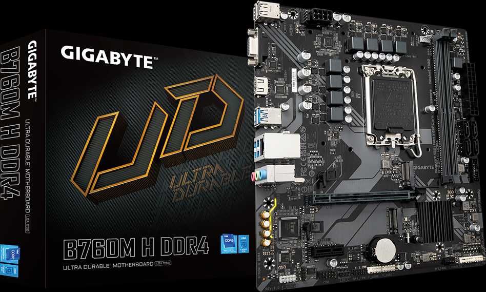 Материнская плата Gigabyte B760M H DDR4