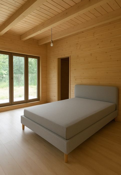 Casa noua, langa pădure cu living înalt de 7m,