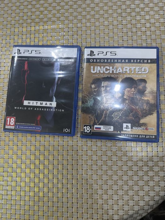 Продам игры для PS5: Hitman World of Assassination и Uncharted