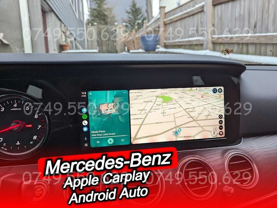 Activare Apple CarPlay pe masinile Mercedes C Class E Class GLC CLS S
