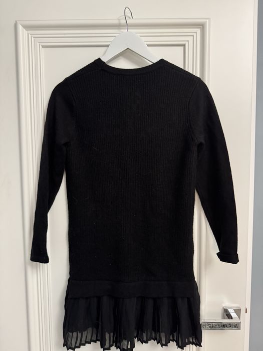 Трикотажное платье-свитер на девочку