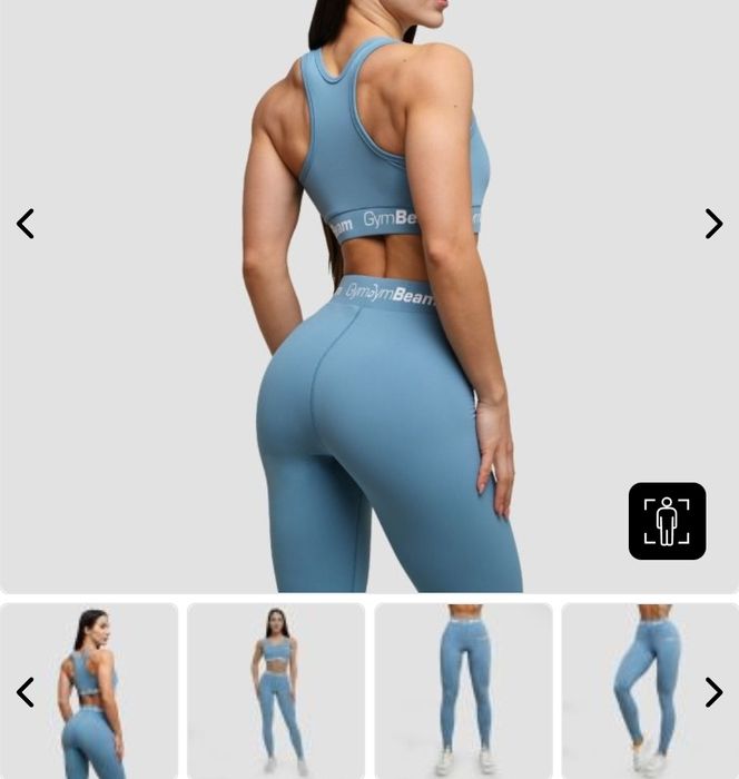 Дамски комплект  Simple Steel Grey - GymBeam