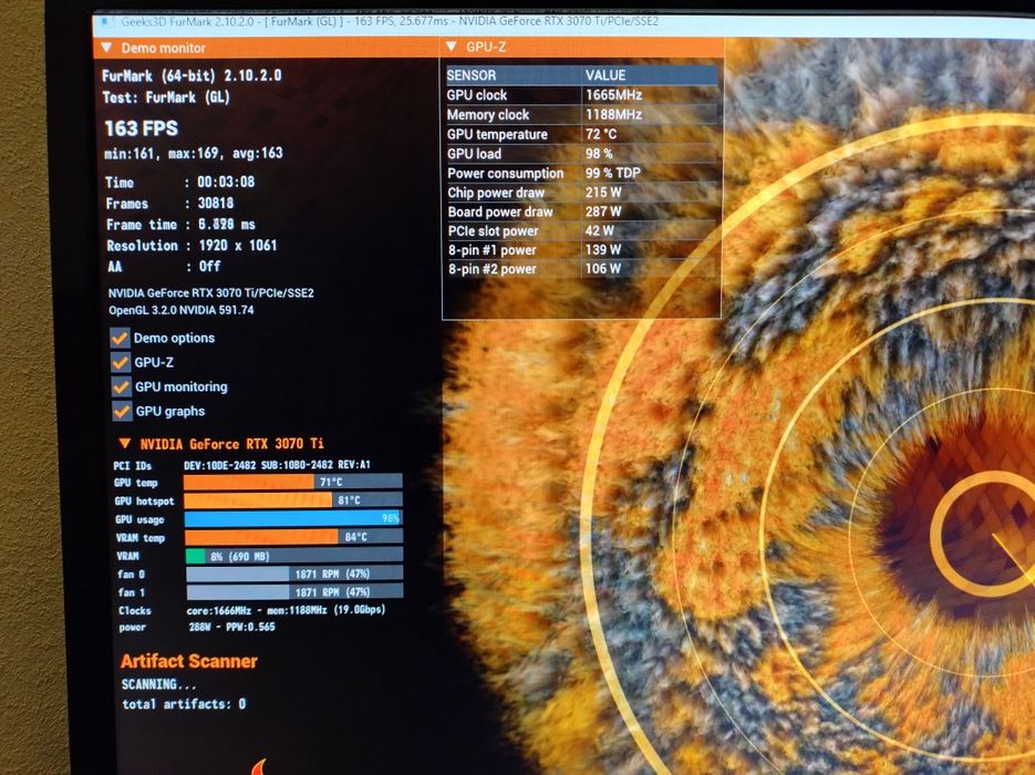 Nvidia rtx 3070 ti 8gb gainward phoenix
