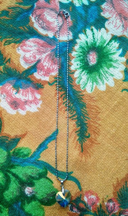 Дамско колие сърце кристал SWAROVSKI. Ново.