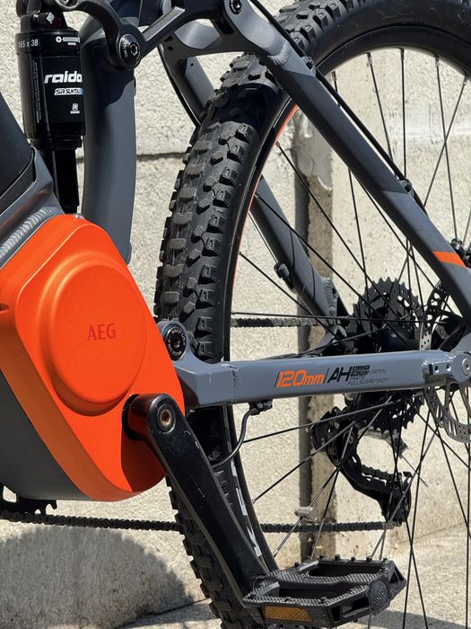 Bicicletă electrică full suspension Prophete Graveler e9000, AEG 100Nm, 27.5", Stare Impecabilă
