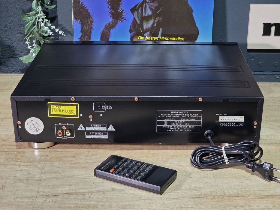 Cd player PIONEER PD-M730, magazie 6 disc, telecomanda,  impecabil