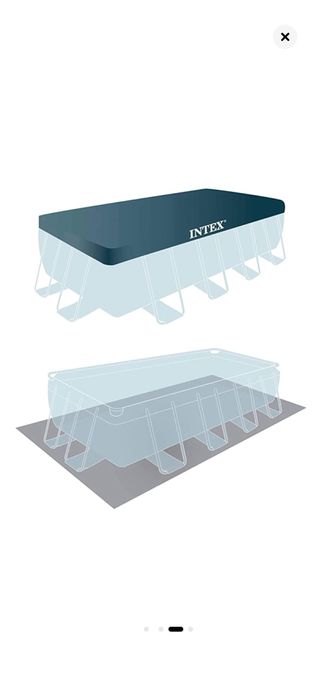 Vand Piscina Intex  488x244xH 107cm pompa scara si prelata Ca Noua!!