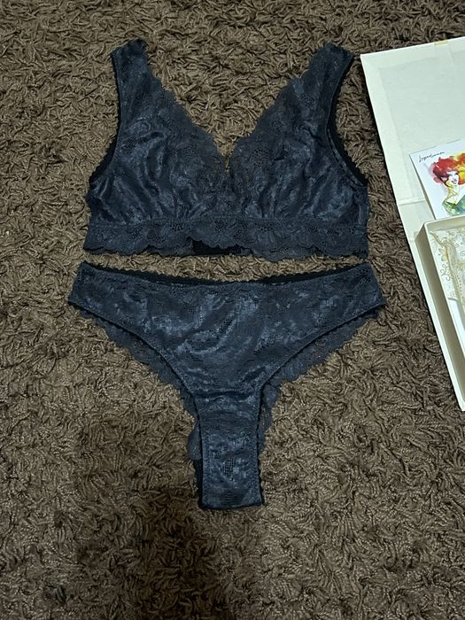 Женский кружевной комплект белья