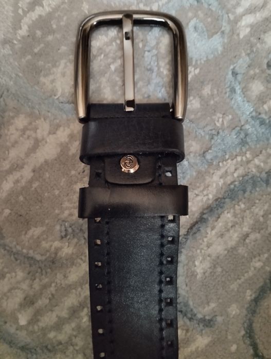 Натуральный кожаный мужской ремень