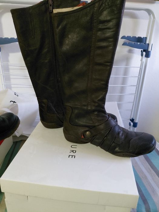Franco Bonoldi cizme dama din piele  marimea 36