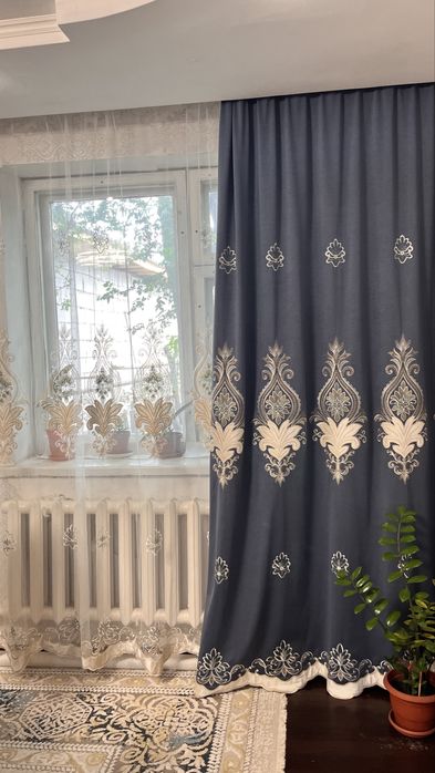 Пррдам комплект штор с тюлью