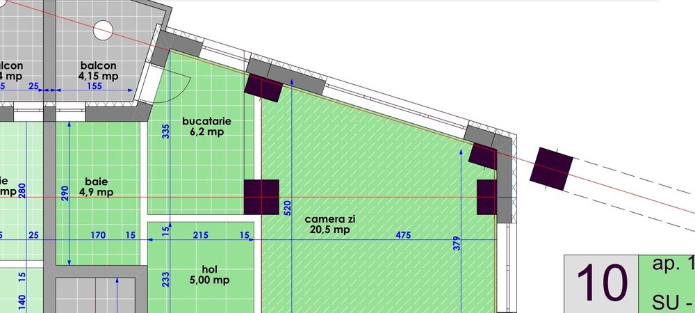 Apartament nou 1 camera Nicolina-Aleea Tudor Neculai-Lidl