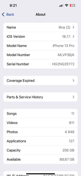 iPhone 13 Pro 256 GB sierra blue