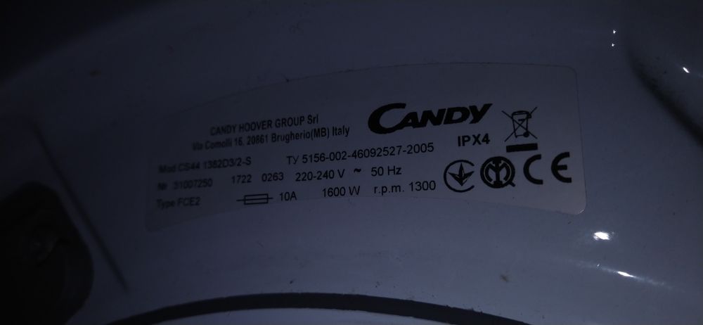 Пералня candy  smart на части