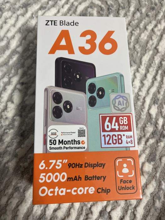 ZTE BLade A36 новый в упаковке