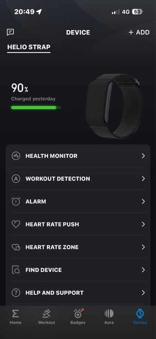 Bratara fitness Amazfit Helio Strap CA NOU!!