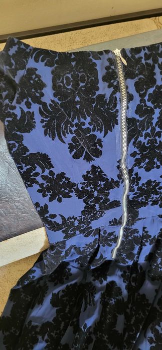 Rochie de seara ocazie Orsay voal cu catifea