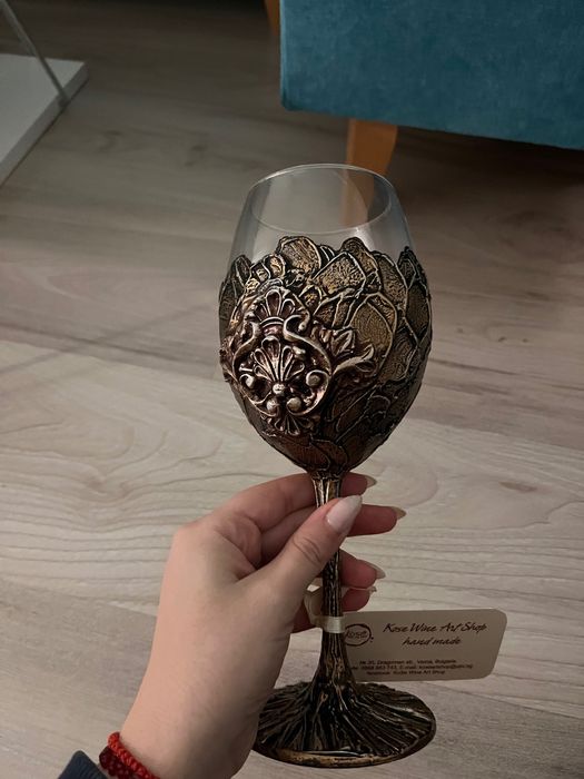 Чаши за вино/ Wine glasses Art Handmade