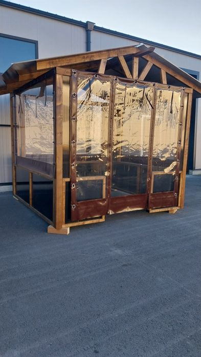 Дървена беседка, навес 300/300