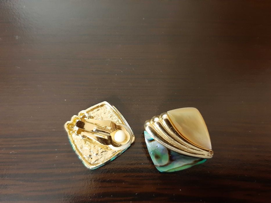 Обици със Седеф, Емайл и Камъчета-Разни модели