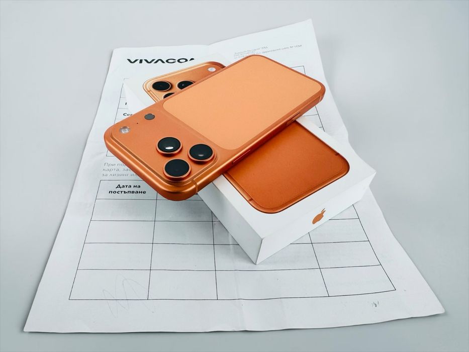 НОВ! Apple iPhone 17 Pro Max 256GB Orange 2г. Гаранция!