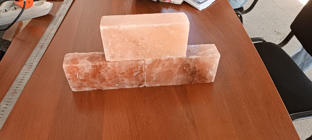 Гималайская соль. Соленной кирпич 20х10х5см для саун и бань