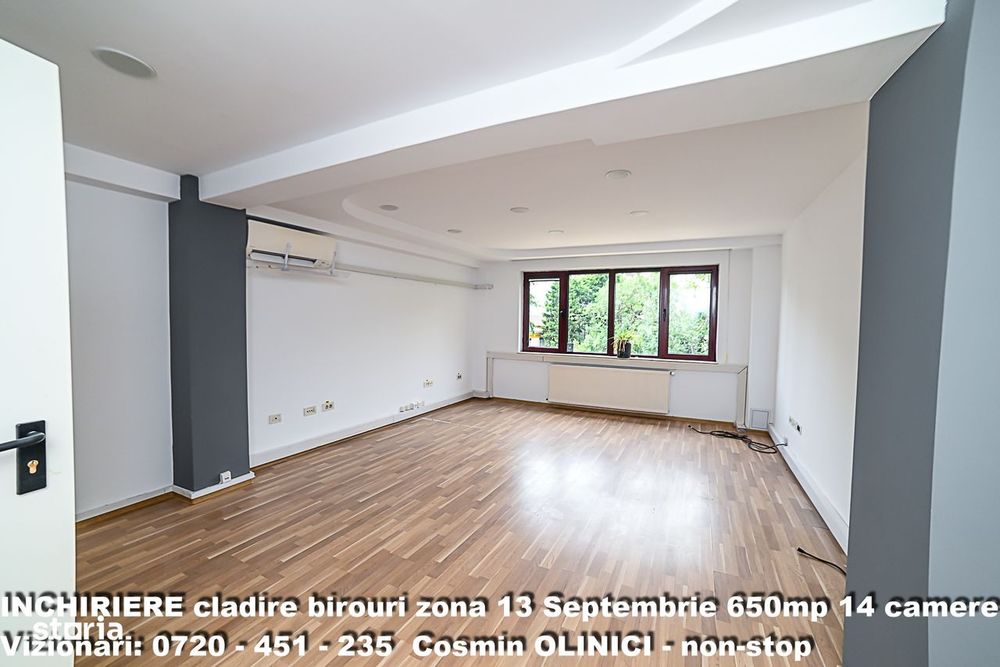 Spatii birouri de inchiriat zona 13 Septembrie I S+P+3 I 650 util