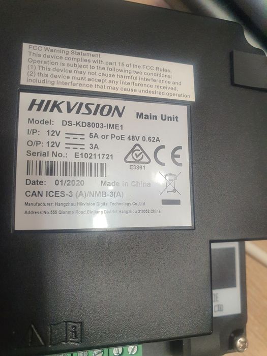 Продается многоквартирный домофон hikvision.
