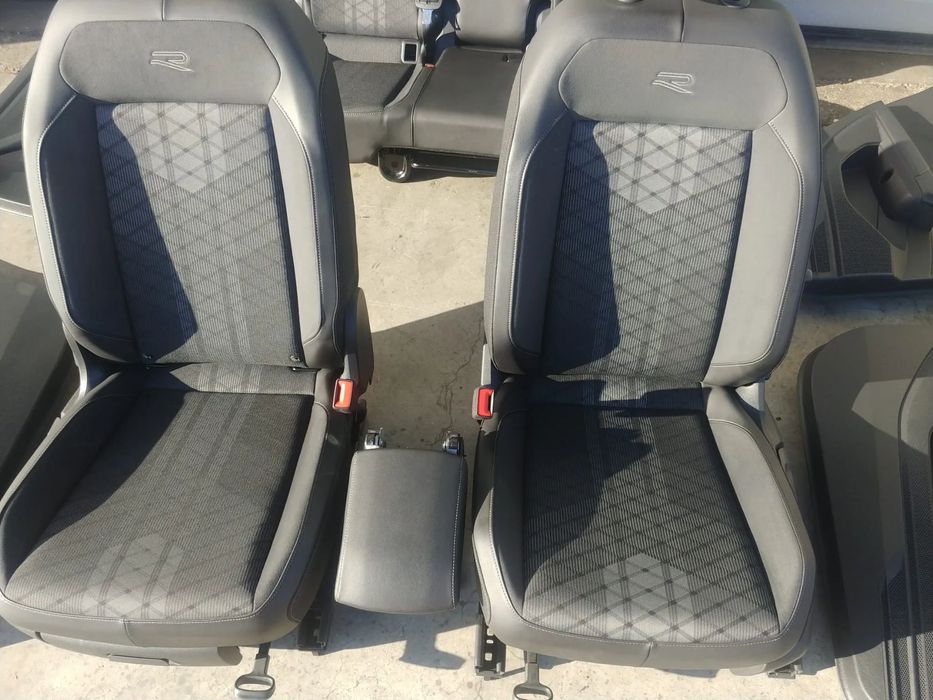 interior complet piele alcantara textil  vw t-cross r-line c11 d31 2024