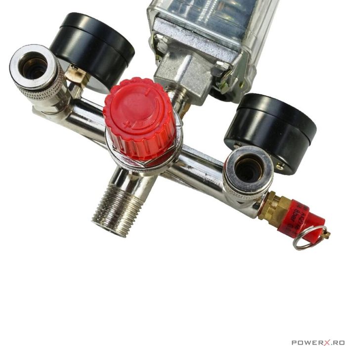 Presostat universal pentru compresor trifazic, 380V, 400V 8-12 bari,