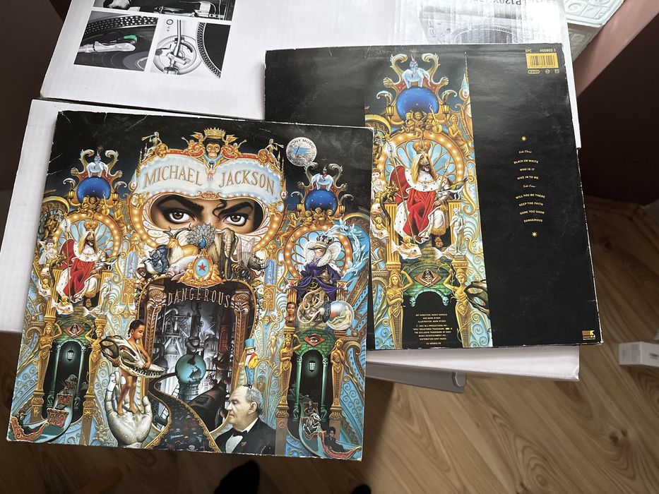 Michael Jackson - Dangerous, Vinyl Sony 1991, NOU!