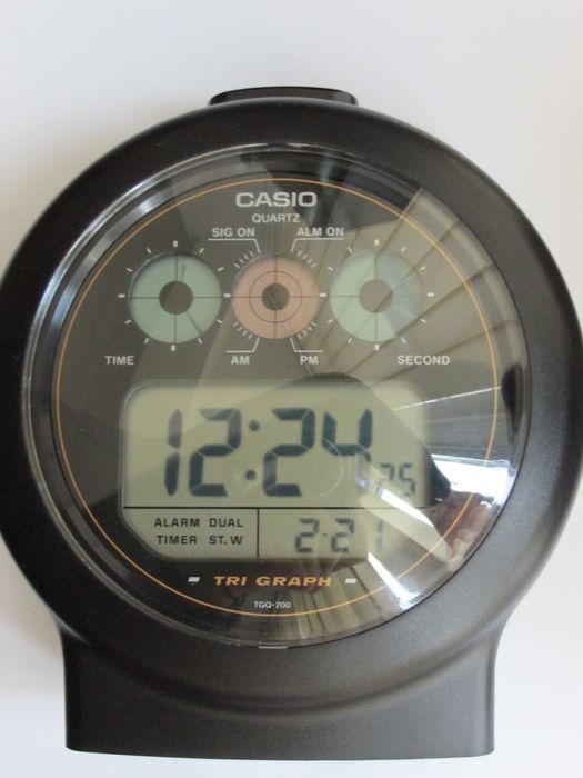 Casio TGQ-200 Tri GRAPH Made in Japan Будилник Касио