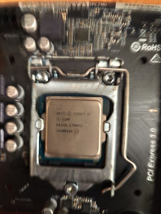 Продам комплект Asrock H110+i3 6100