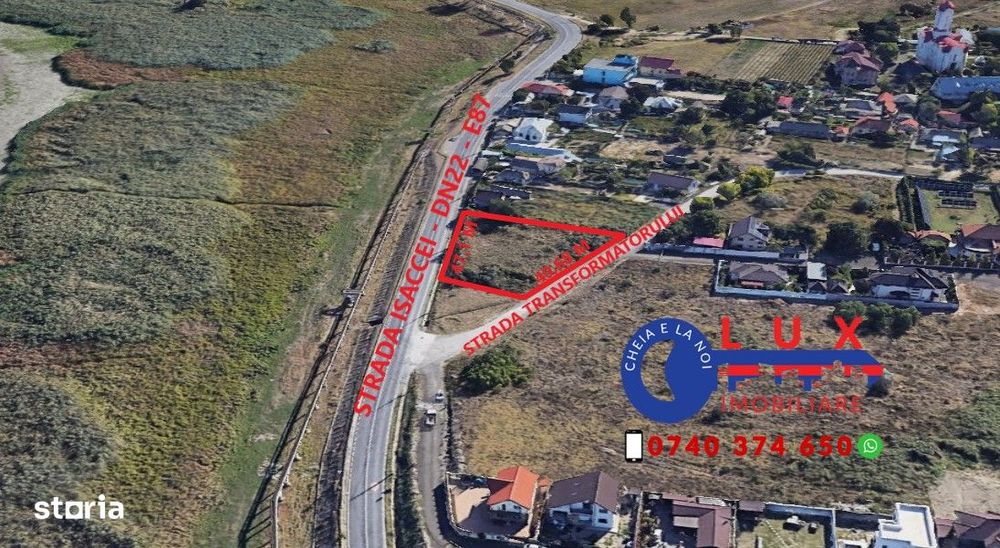 Id 7256 Exclusivitate | Teren Intravilan 1.648 Mp Cu Dublă Deschidere