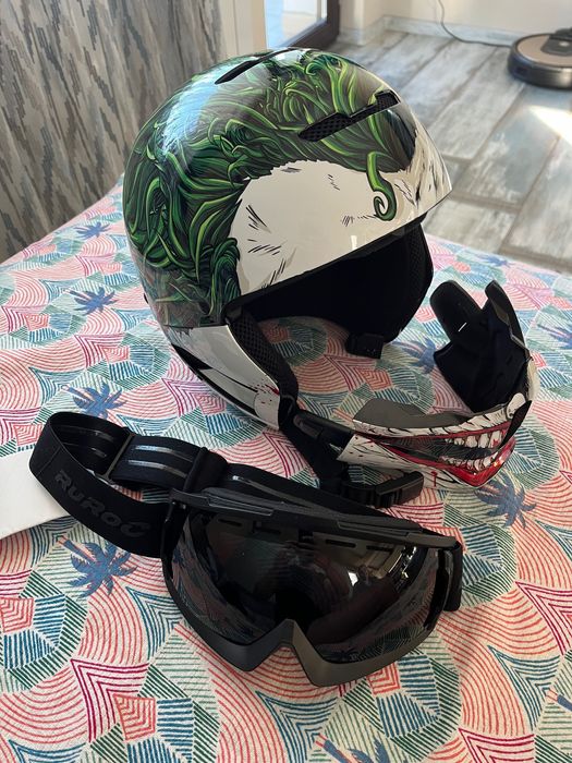 Ски каска Ruroc RG1-DX joker с очила