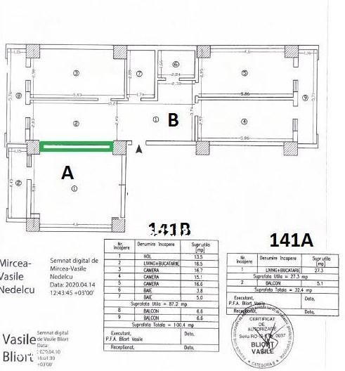Apartament 4 camere Centru 130 Mp