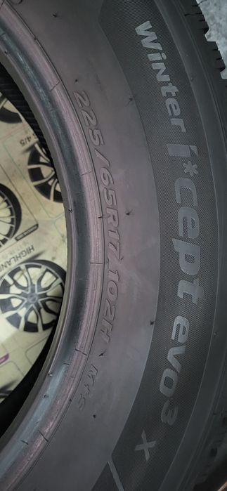 2 anvelope 225 65 17 hankook iarna 2021 7,2mm