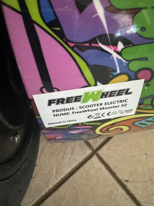 Hoverboard Freewheel Monster S2