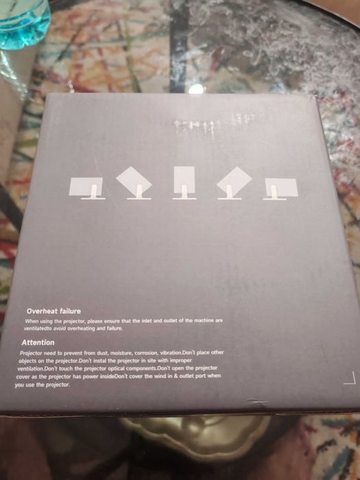 Videoproiector portabil hdmi 180°