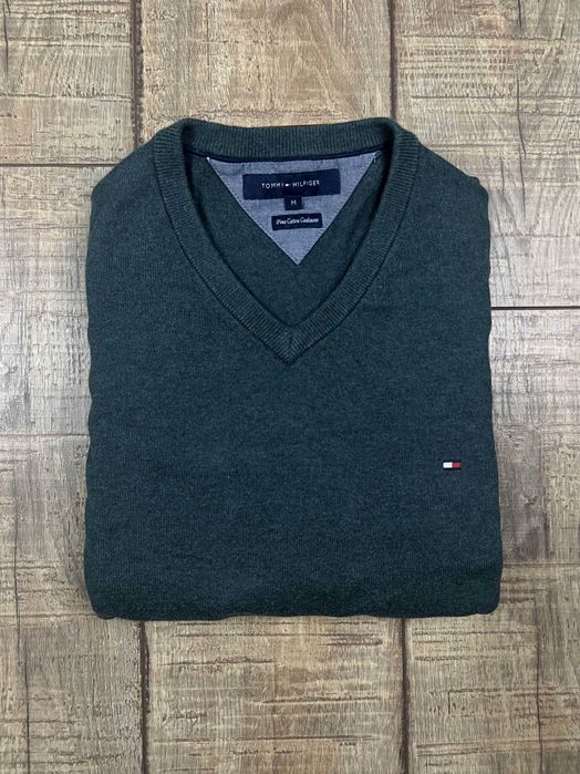 Bluza Tommy Hilfiger Verde Închis