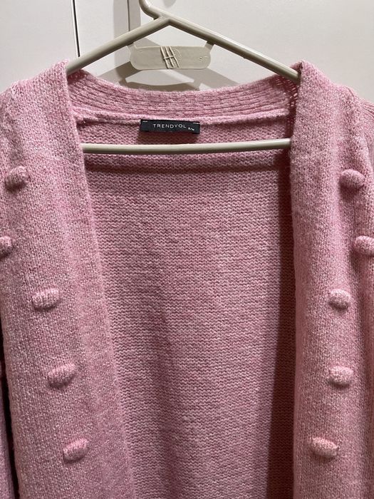 Cardigan lung roz Tredyol S/M