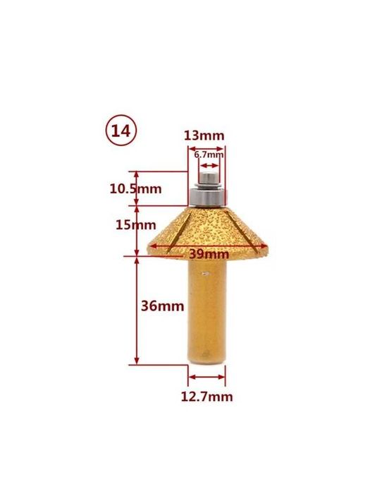 Алмазная фреза по камню 45