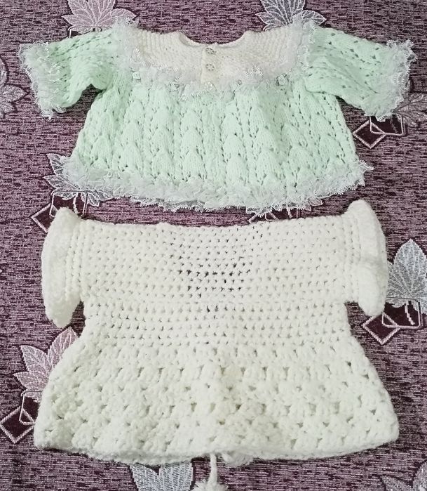 Новые вязаные вещи для девочек