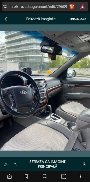 Hyundai Santa Fe cu trapa