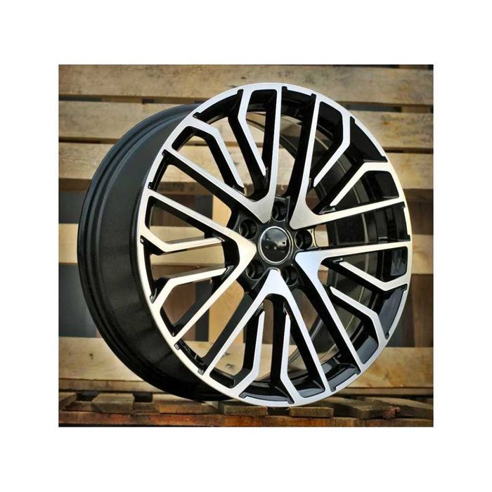 Set 4 Jante DY1647 KM 17x7.5 5x112 ET40 negru polish diamond cut compatibile Volkswagen Audi Seat Skoda Cupra Cod: DY1647