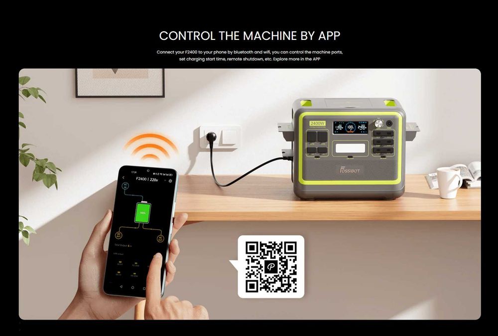 Fossibot F2400 Portable Power Station - преносима зарядна станция