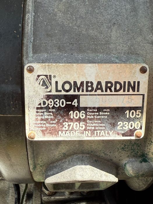 Motopompa Lombardini 75 cp