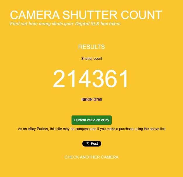 Nikon D750 - BODY - 214.000 de cadre - Aparat foto DSLR